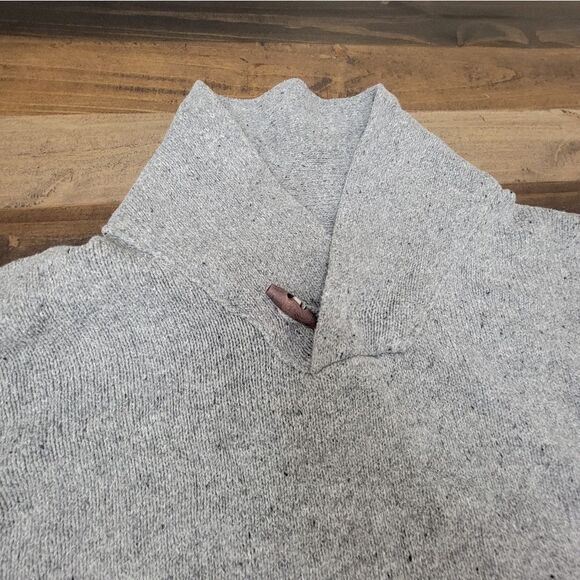 Urban Pipeline Pullover Shawl Toggle Collar Sweater Gray Cozy Men's Size L - Picture 3 of 6